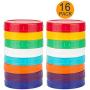Escolourful Can Lids Jar Lids Sealing Lid Plastic Storage Glass Jar Canning Ball Drinking Jars for Kitchen