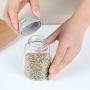 LLDKA Multi-Function Condiment Bottles Seasoning Box Racks Storage Rack Seasoning Kitchen Spice jar Storage Box kit,Gray