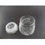 Bouteille de stockage IncisoArt gravée à la main, sablée (sculptée au sable), verre, fabriquée aux États-Unis, personnalisée (Rosée du Matin, 4,5 oz (133 ml))