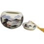 THY HOME Exquisite Oriental Ceramic Tea / Coffee Storage Jar Crock Canister