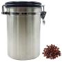 Airtight Coffee and Food Storage Canister Stainless Steel Can Container for Coffee Bean Coffee Ground Tea Sugar Flour (Large 63oz)