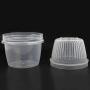 Zerone Food Storage Boxes, Round Drain Sealed Storage Box Transparent Food Containers Refrigerator Kitchen Organizer