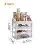 Organisateur de Maquillage en Plastique CheeseandU avec 3 Tiroirs, Petit Meuble de Rangement pour Salle de Bains, Étuis de Rangement Multifonctionnel pour Toners, Crèmes, Parfums et Pinceaux de Maquillage, Blanc Organisateur de Maquillage en Plastique CheeseandU avec 3 Tiroirs, Petit Meuble de Rangement pour Salle de Bains, Étuis de Rangement Multifonctionnel pour Toners, Crèmes, Parfums et Pinceaux de Maquillage, Blanc