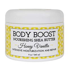 Body Boost Nourishing Shea Butter- Intensive Moisturizing Cream for Extra Dry Skin