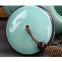 Cool Lemon Chinese Lotus Orchid Ceramic Tea Canister/Tea Tins Containers/Tea Pot/Tea Candy Storage/Seal Jar Business Wedding Gifts
