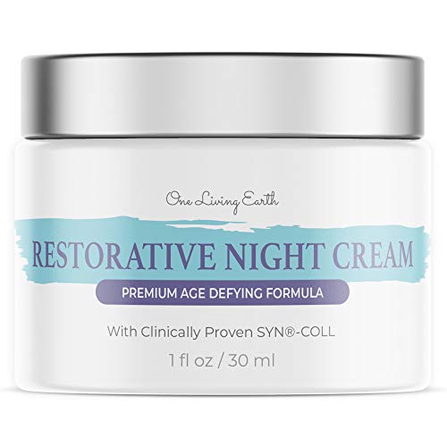One Living Earth Night Cream for Face - Anti Aging Face Moisturizer for Women and Men - Skin Renewing Wrinkle Cream - Cleanse, Moisturize, and Protect Your Skin