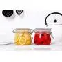 ComSaf Airtight Glass Canister Set of 6 with Lids 17oz Food Storage Jar Round - Storage Container with Clear Preserving Seal Wire Clip Fastening for Kitchen Canning Cereal,Pasta,Sugar,Beans,Spice ComSaf Airtight Glass Canister Set of 6 with Lids 17oz Food Storage Jar Round - Storage Container with Clear Preserving Seal Wire Clip Fastening for Kitchen Canning Cereal,Pasta,Sugar,Beans,Spice