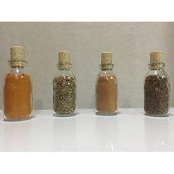 Glass Spices Bottles (4.8 cm x 13 cm tall)