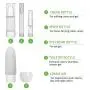 SUNCHIO 15in1 TSA Approved Travel Bottles With Multi Size Capacity From 0.17 to 3.4oz Travel Bottles, Leak Proof Travel Bottles for Women, Refillable Cosmetic Containers for Luxury Cosmetic Use SUNCHIO 15in1 TSA Approved Travel Bottles With Multi Size Capacity From 0.17 to 3.4oz Travel Bottles, Leak Proof Travel Bottles for Women, Refillable Cosmetic Containers for Luxury Cosmetic Use