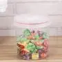 Contenant en Plastique Transparent de 1000 ml avec Joint Étanchéologique pour Stockage de Nourriture, Conservateurs de Spices, Graines, Céréales. Contenant en Plastique Transparent de 1000 ml avec Joint Étanchéologique pour Stockage de Nourriture, Conservateurs de Spices, Graines, Céréales.