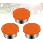 Ensemble de 3 bocaux en acier inoxydable pour épices, conteneurs de rangement alimentaire étanches avec couvercle en silicone, ustensiles de cuisine Ensemble de 3 bocaux en acier inoxydable pour épices, conteneurs de rangement alimentaire étanches avec couvercle en silicone, ustensiles de cuisine