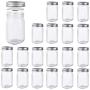 Betrome 12 OZ Mason Gläser 20 Stück mit Silberdeckel für Marmelade, Gelee, Honig, Bohnen, Gewürze, Hochzeit Favors, Babyparty Favors, Party Favors