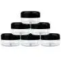 (Quantity: 60 Pieces) Beauticom 15G/15ML (0.5oz) Round Clear Jars with Black Lids for Powdered Eyeshadow, Mineralized Makeup, Cosmetic Samples - BPA Free (Quantity: 60 Pieces) Beauticom 15G/15ML (0.5oz) Round Clear Jars with Black Lids for Powdered Eyeshadow, Mineralized Makeup, Cosmetic Samples - BPA Free