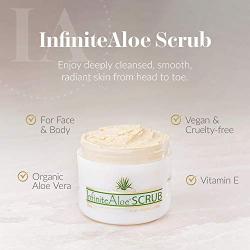 InfiniteAloe Scrub - The Ultimate In Face & Body Exfoliation - (1) 4oz