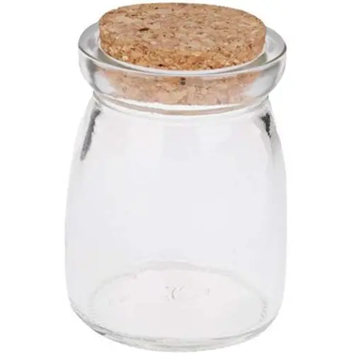 Glass Storage Jar for Chocolate, Clear Food Storage Jar with Cork Stopper, Food Storage Container for Chocolate, Coffee Candy & Kitchen Sauce Vinegar Glass Storage Jar for Chocolate, Clear Food Storage Jar with Cork Stopper, Food Storage Container for Chocolate, Coffee Candy & Kitchen Sauce Vinegar