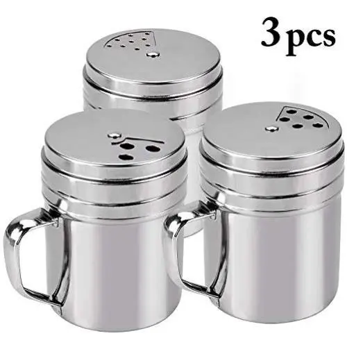 Bouteille à Sel Rotative en Acier Inoxydable JUSTDOLIFE - 3 Pièces (Sel, Sucre, Épices) Bouteille à Sel Rotative en Acier Inoxydable JUSTDOLIFE - 3 Pièces (Sel, Sucre, Épices)