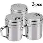 Bouteille à Sel Rotative en Acier Inoxydable JUSTDOLIFE - 3 Pièces (Sel, Sucre, Épices) Bouteille à Sel Rotative en Acier Inoxydable JUSTDOLIFE - 3 Pièces (Sel, Sucre, Épices)