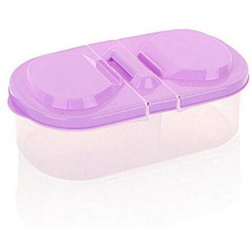 starlit Plastic Small Cereal Food Storage Containers Fresh Food Snacks Storage Box Case Sugar Spice Seasoning Salt Seal Box Purple
