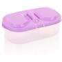 starlit Plastic Small Cereal Food Storage Containers Fresh Food Snacks Storage Box Case Sugar Spice Seasoning Salt Seal Box Purple