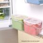 Volwco Airtight Cereal Storage Containers- Plastic Clamshell Food Storage Containers with Lids,BPA Free,Multifunction Storage Jar for Cereal/Snacks/Flour