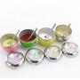 CSPFAIRY 304 Stainless Steel Kitchen Spice Jars Seal Apple Creativity Jar Salt and Sugar Cruet Seasoning Multifunction 4 Pcs/Set