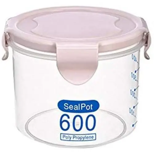Storage Jar, Maserfaliw Clear Plastic Canister Snack Tea Coffee Kitchen Storage Jar Bottle with Clip Top - 600ml, Recyclable, Suitable For Holiday Gifts In The Outing and Indoors. Storage Jar, Maserfaliw Clear Plastic Canister Snack Tea Coffee Kitchen Storage Jar Bottle with Clip Top - 600ml, Recyclable, Suitable For Holiday Gifts In The Outing and Indoors.
