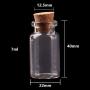 | Storage Bottles & Jars | 4/5/6/7/8ml.Tiny Glass Bottles with Cork Empty Glass Bottles Glass Jars Vial for Home Decoration Artware Craftwork 100pcs | by HUDITOOLS | 1 PCs