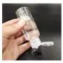 XINGZI 12PCS Travel Size 30ml 1oz BPA Free Clear Empty Plastic Flip Cap Bottle Jar Pot Vial Liquid Containers For Emulsion Liquid Makeup Lotion Emollient Water Comestic Shower Gel Sample