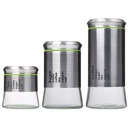Food Storage Jar, Mmermy Stainless Steel Container for the Kitchen for Serving Tea, Coffee, Spice and More (21)