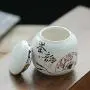 7.5x7.5Cm Ceramic Tea Box Small Tea Canister Kitchen Salt Sugar Seasoning Dried Nuts Storage Container Home Storage Bottles Jars,Ju 7.5x7.5Cm Ceramic Tea Box Small Tea Canister Kitchen Salt Sugar Seasoning Dried Nuts Storage Container Home Storage Bottles Jars,Ju