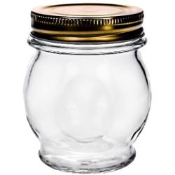 Amici Orto Canning Jars with Lids, 11 oz - Set of 6