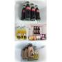 Refrigerator Organizer Bottle Holder & Jar Hanger Magnet Strips By DRAKS - Strong Neodymium Magnets - Fridge Bottle Space Saving Storage Loft - For Cans & Containers With Metal Lids & Tops - Pack Of 2