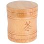 Tea Storage Holder Container,Portable Bamboo Lightweight Tea Jar Storage Holder Container Box Wood Bucket Small Can for Home Office Living room