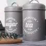 Finanzplan für Haushalt – 3-teiliges Set Tee, Kaffee, Zucker, Lebensmittelbehälter mit Deckel Küchengewürzglas