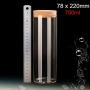 Dia 78Mm Glass Sealed Wishing Jar For Food Storage With Cork In Tubular Best 2Pcs/Pack,78X120Mm