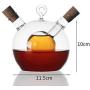 Vanselonsa Temperature Spice Bottle Oil And Vinegar Glass Sauce Jar Sealed Seasoning Storage Wine Bottles - Gravy Plastic Saucer Disposable Insulated Metal Warmer Ladle White Stainless S