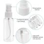 Spray Bottles 8pcs 50ml (2oz) Mini Clear Empty Mist Travel Spray Bottle with 2 Funnels and 1 Cleaning Cloth for Essential Oils, Travel and Perfumes