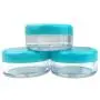 Bouteilles Rondes Transparentes Beauticom 5G/5ML (100 Pièces) avec Couvercles Bleu Ciel/Teal pour Crèmes, Huiles, Toniques, Salves, Lotions, Échantillons de Maquillage, Baumes à Lèvres – Sans BPA Bouteilles Rondes Transparentes Beauticom 5G/5ML (100 Pièces) avec Couvercles Bleu Ciel/Teal pour Crèmes, Huiles, Toniques, Salves, Lotions, Échantillons de Maquillage, Baumes à Lèvres – Sans BPA
