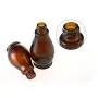 Bouteille en verre en forme de courge 100ml avec bouchon noir - Contenant pour cosmétiques, parfum, maquillage, crème, lotion, baume à lèvres (avec pompe) Bouteille en verre en forme de courge 100ml avec bouchon noir - Contenant pour cosmétiques, parfum, maquillage, crème, lotion, baume à lèvres (avec pompe)