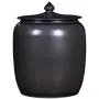 Ceramic Pottery Cereal Containers Canister Cookie Jar With Lids, Airtight Food Storage Containers Bins Large For Kitchen Pantry Organization Flour Rice Candy Bulk, 10L, 15L, Black (Size : 10L) Ceramic Pottery Cereal Containers Canister Cookie Jar With Lids, Airtight Food Storage Containers Bins Large For Kitchen Pantry Organization Flour Rice Candy Bulk, 10L, 15L, Black (Size : 10L)