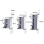 Spice Rack Multi Tier 360 Degree Rotating Wall Mount Seasoning Storage Box Jars Organizer Condiment Containers Kitchen Tools,3 Tiers Beige