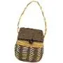 Contenant de Rangement en Osier avec Couvercle - Pots de Conservation pour Cuisine - Pots à Bonbons, Cookies, Riz et Épices - Contenant pour Sucre ou Snacks - Forme Carrée Contenant de Rangement en Osier avec Couvercle - Pots de Conservation pour Cuisine - Pots à Bonbons, Cookies, Riz et Épices - Contenant pour Sucre ou Snacks - Forme Carrée