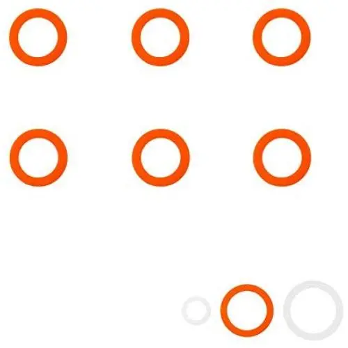 Bagues d’étanchéité en silicone pour contenants en verre Argon – 42mm – pour pot d’épices de 70ml – Orange – Pack de 6 Bagues d’étanchéité en silicone pour contenants en verre Argon – 42mm – pour pot d’épices de 70ml – Orange – Pack de 6