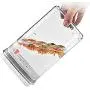Conteniteurs Square Transparents en Plastique pour Stockage Alimentaire, Récipients d'Huile Essentielle, Conservateurs en Plastique Transparent pour Farine, Céréales, Café, Riz, Aliments Secs, 1700ml