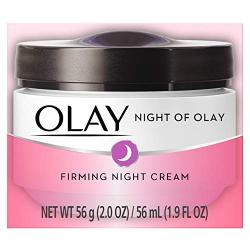 Night Cream by Olay Night Firming Cream 1.9 Ounce (56ml) (3 Pack) (Packaging may vary)