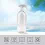 Permotary 2 PCS 32oz/1000ml Plastic Spray Bottle with White Trigger Adjustable Head Sprayer,Empty Durable Leak Off Refillable Spray Bottles Hold Water Oil for Hair,Beauty,Plant,Bathroom,Daily Cleaning
