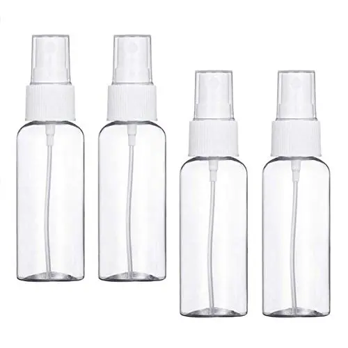 ''Travel Bottles, 30ml Empty Transparent Atomiser for Home Fine Mist Cosmetic Spray Bottles Set, 4Pack White'' ''Travel Bottles, 30ml Empty Transparent Atomiser for Home Fine Mist Cosmetic Spray Bottles Set, 4Pack White''