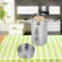 Mumusuki 304 Stainless Steel Sealed Can Storage Jar Portable Tea Coffee Beans Milk Container Bottle(Large)