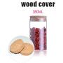 Transparent Glass Jars Seal Jars Grains Storage Bottles Spice Jar Kitchen Storage Cans Kitchen Storage Organization B1-65x12