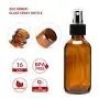 2 oz Bernstein Glas Sprayflaschen, DREAM ARK 16er Pack Leere Wiederbefüllbare Kleine Feine Sprühflasche für Ätherische Öle, Kosmetikprodukte, Parfüm, Hausmittel, Make-up-Werkzeuge und Aromatherapie